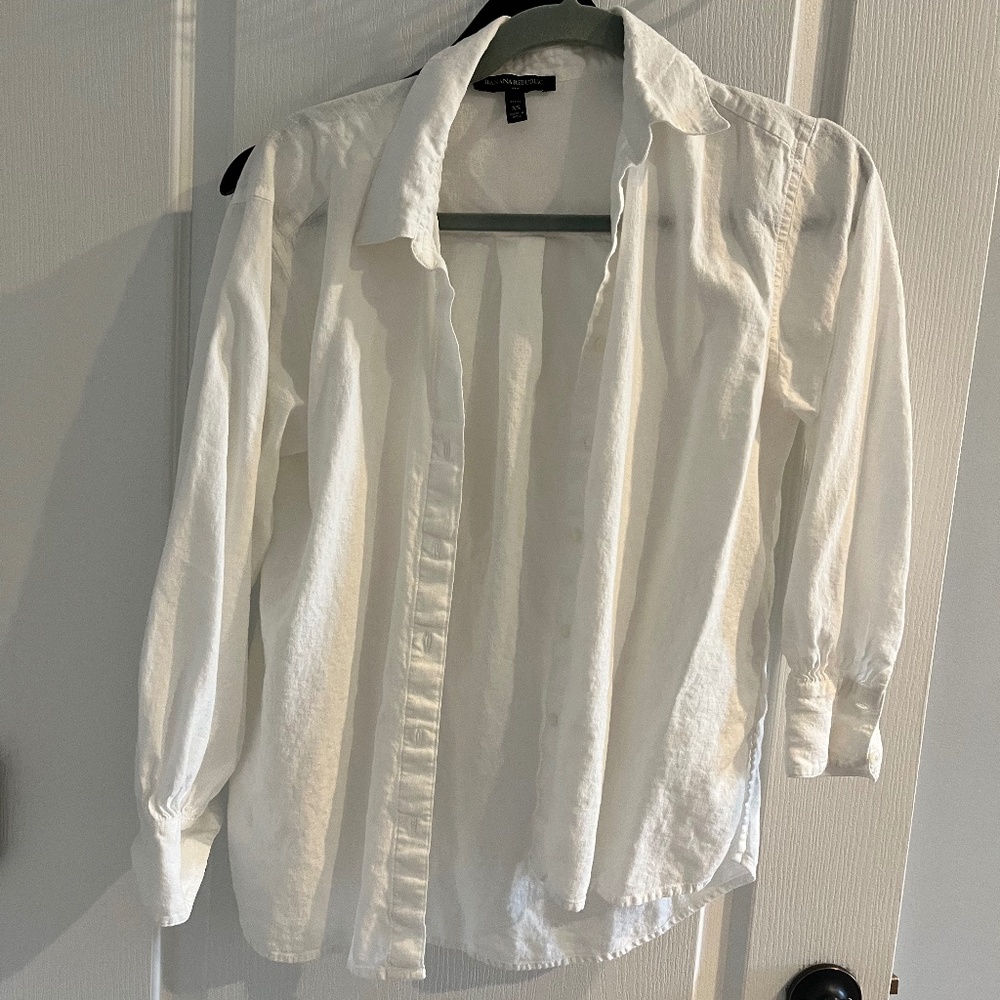 Banana Republic Linen Shirt (Petites)